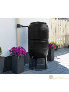 Esővízgyüjtő műanyag fekete színben  210l 