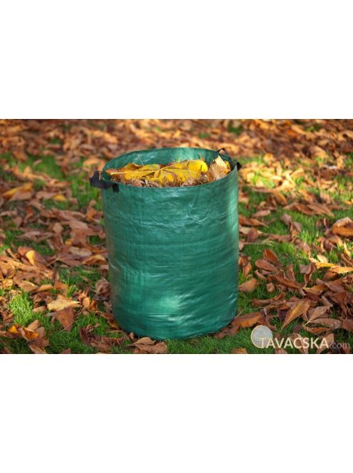 Lombgyűjtő zöld zsák 120l