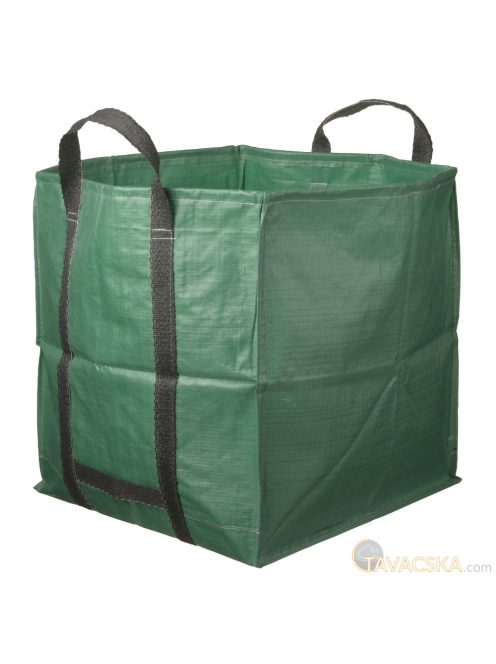 Lombgyűjtő zsák 325l zöld, 68x68x70cm, 170g/m2