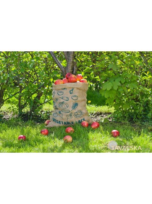 Jutazsák,49,5x45,7cm gyümölcs és zöldségtároláshoz 2 db-os szett 33l   mintás                                                                 