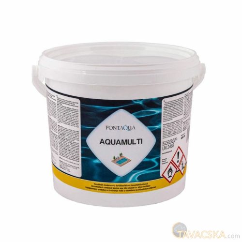 Aquamulti (200 gr) 3 kg /klórozószer,algaölő és pelyhesítő tabletta/