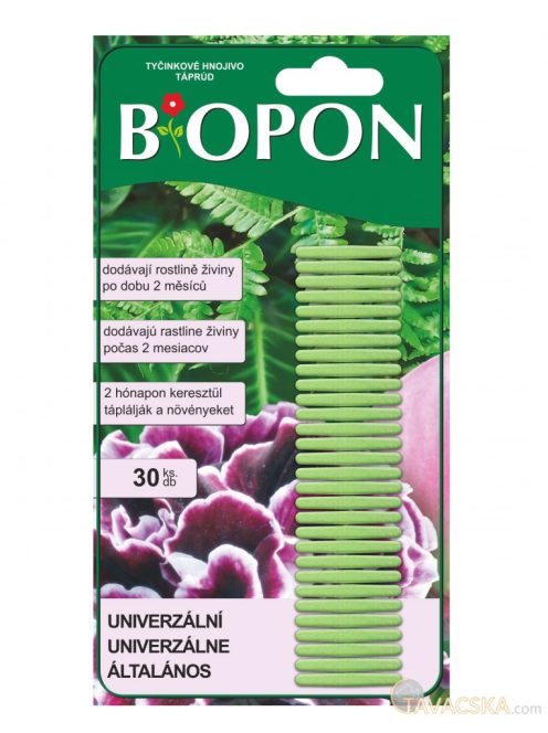 Biopon táprúd univerzális 30db/cs