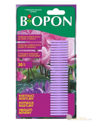 Biopon táprúd virágzó növényekhez, 30 db/cs