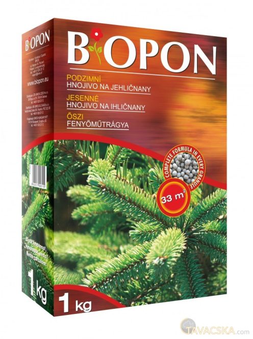 Biopon (őszi)tűlevelűek növénytáp 1kg