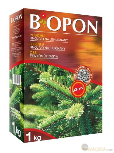 Biopon (őszi)tűlevelűek növénytáp 1kg