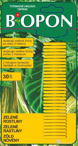 Biopon táprúd zöld növényekhez, 30 db/cs
