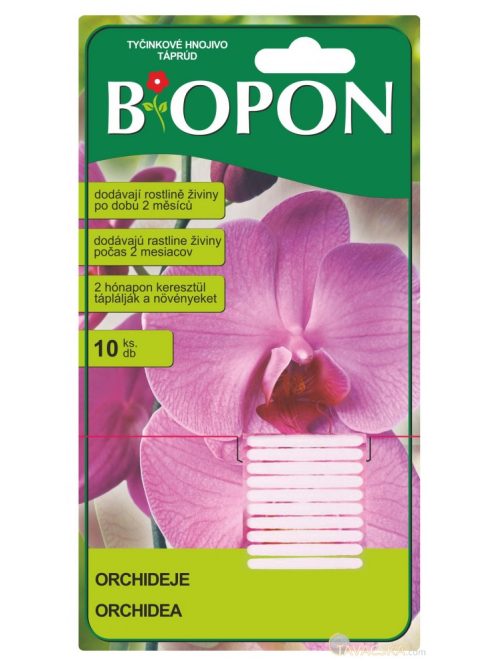 Biopon táprúd orchideához 10 db/cs