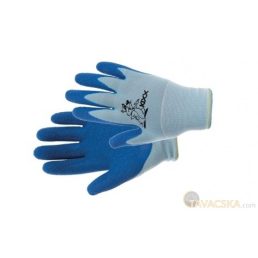 CHUNKY gyerek kesztyű nylon latex tenyér kék 4-es méret