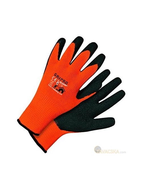 Akrilos kötött kesztyű latex bevonattal kezelésére méret 8
