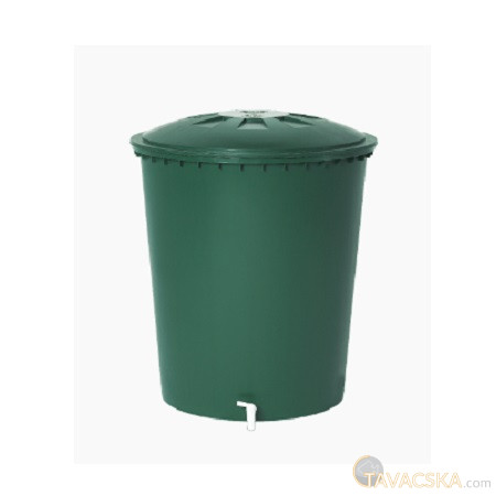 Esővíz tároló tetővel+csappal műanyag 300l