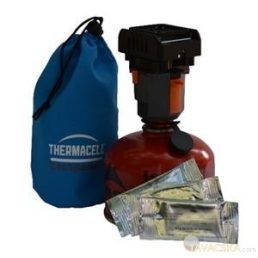   Thermacell  "világjáró" készülék - mini kemping gázpalackra szerelhető /gázpalack nélkül/
