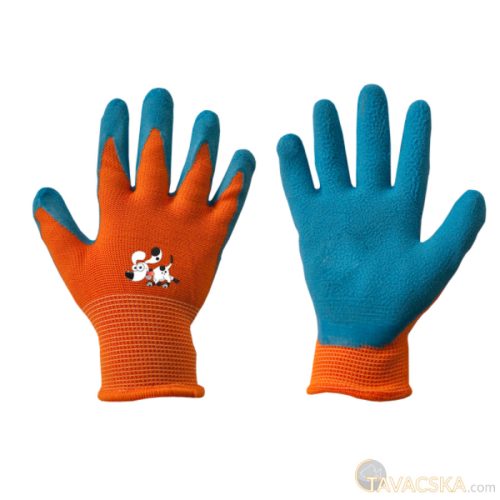 Gyerek Kesztyű ORANGE latex 4-es