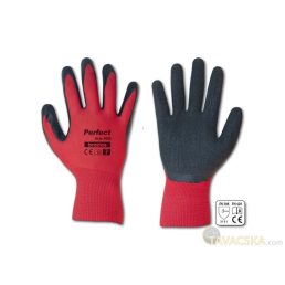 Kesztyű PERFECT GRIP RED latex 11 méret