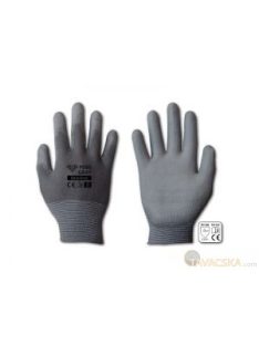 Kesztyű PURE GRAY polyuretan 9 méret