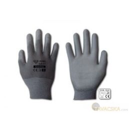 Kesztyű PURE GRAY polyuretan 9 méret