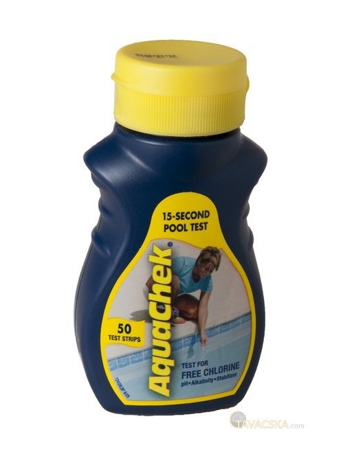 Aquachek vízelemző pH+C l50 db tesztcsík 