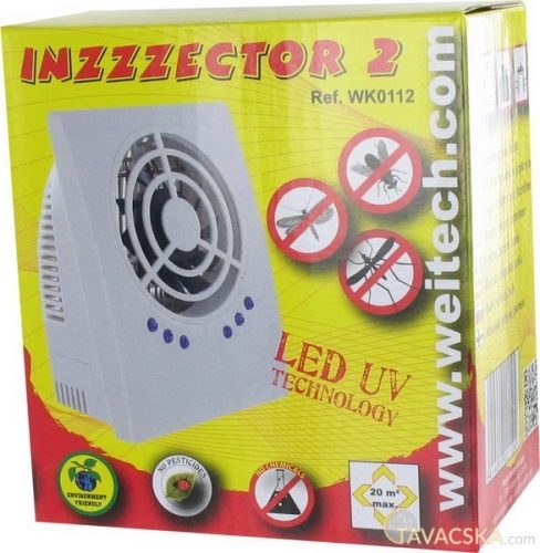 Szúnyogcsapda UV +ventilátor - Led, 20 m2, beltéri